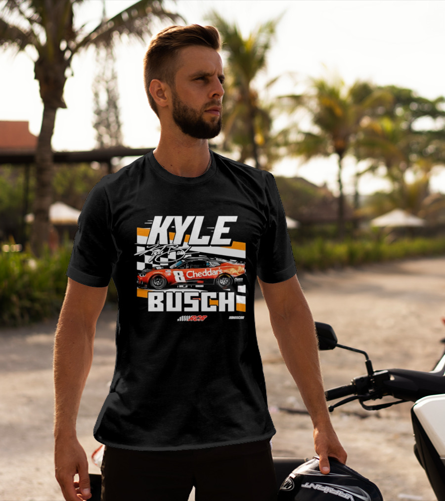 Kyle Busch Cheddar's NASCAR 8 Richard Childress Racing RCR T-Shirt