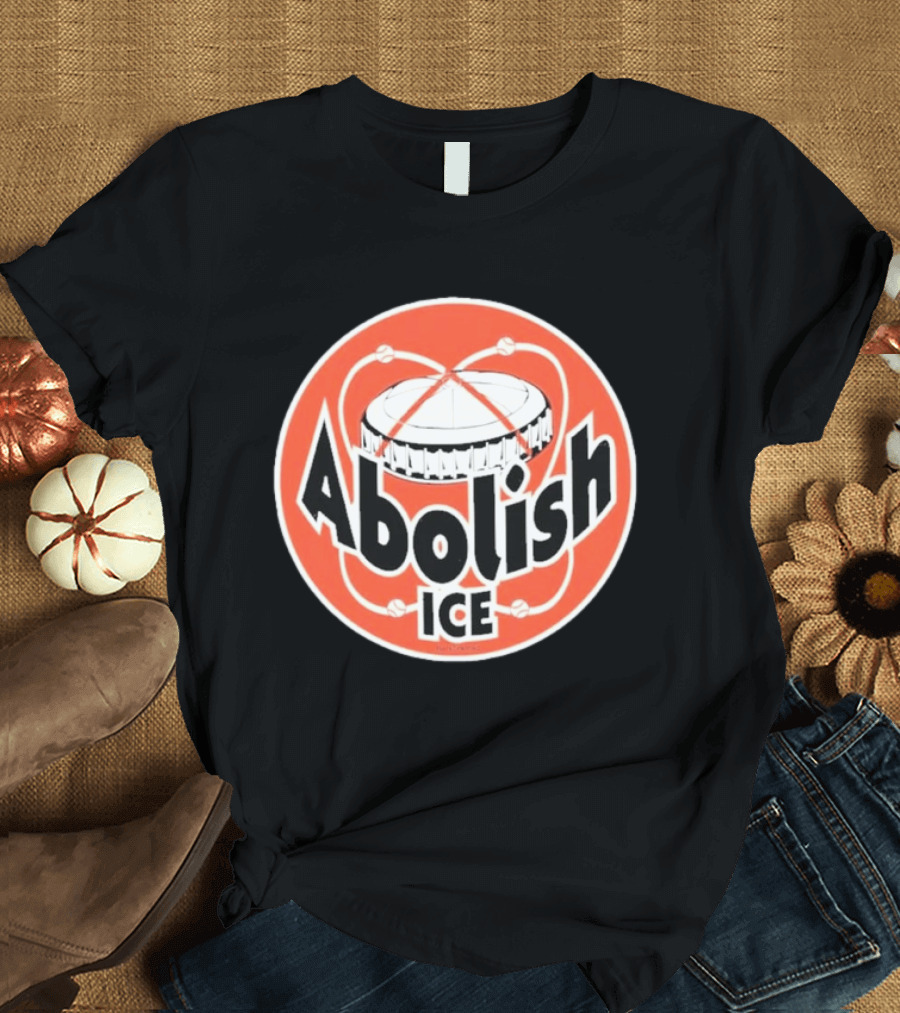 Abolish Ice Houston Astrodome Retro Baseball T-Shirt
