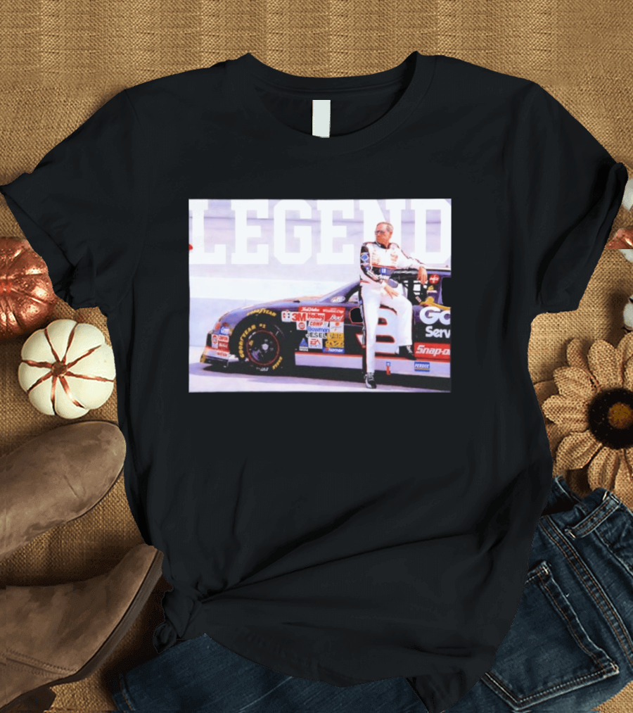 Dale Earnhardt Richard Childress Racing Nascar Winston Cup Legend Goodyear Snap On Holley T-Shirt