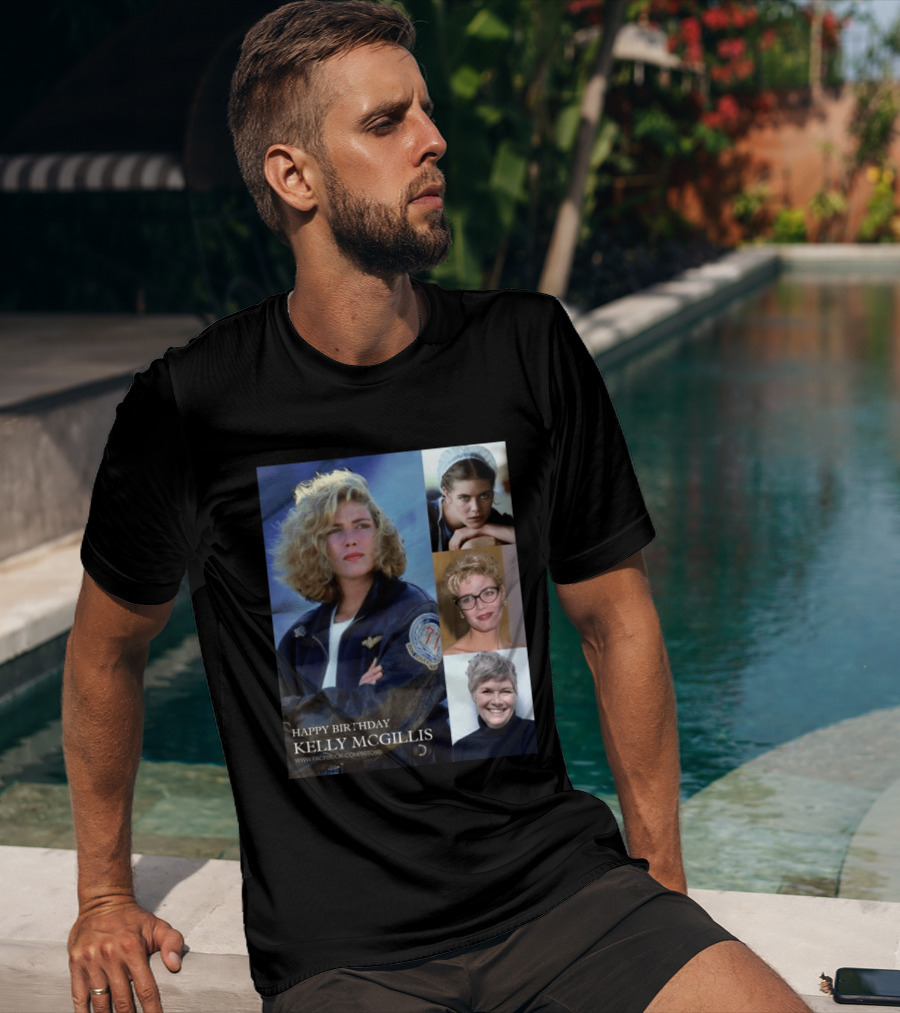 Happy Birthday Kelly McGillis Photos Compilation T-Shirt