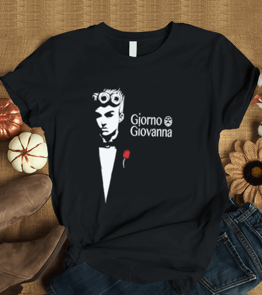 JoJo's Bizarre Adventure Giorno Giovanna Godfather T-Shirt
