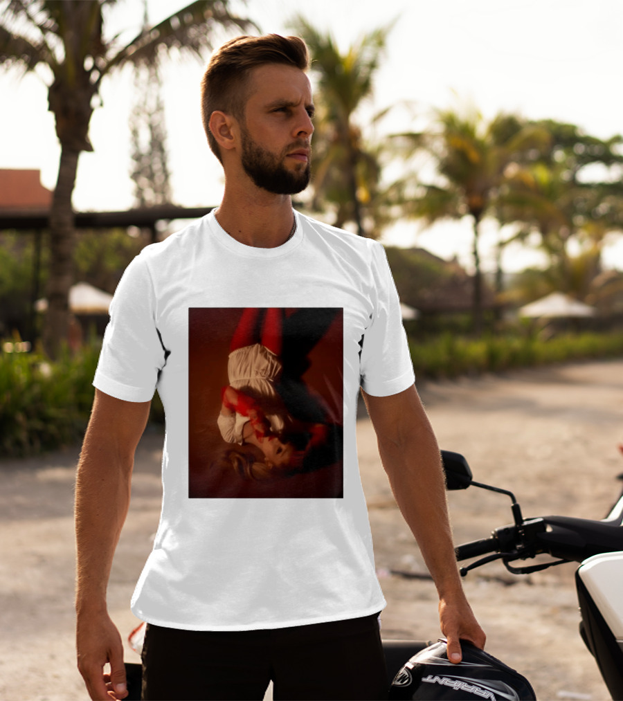 Ariana Grande Red And White Eternal Sunshine Aesthetic T-Shirt