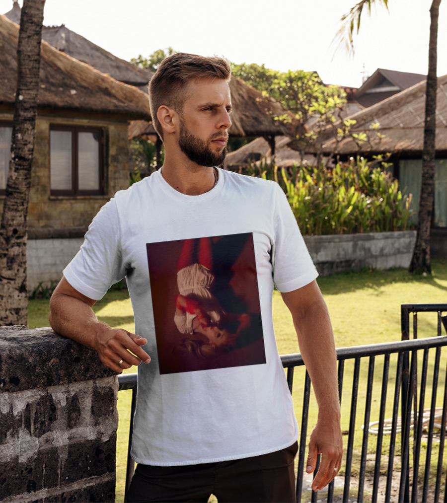 Ariana Grande Red And White Eternal Sunshine Aesthetic T-Shirt