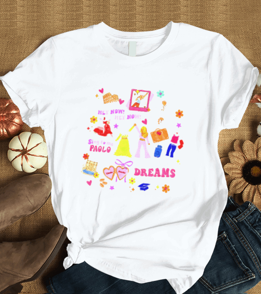 Lizzie McGuire Dreams Are Made Of Hey Now Hey Now Sing To Me Paolo T-Shirt