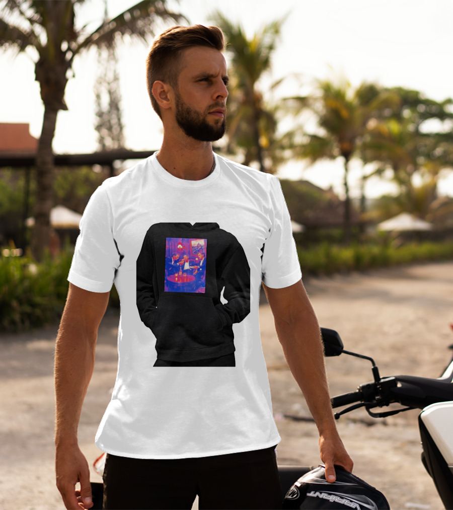 Rafael Nadal Novak Djokovic Roger Federer Tennis Legends The Big Three Iconic Gathering T-Shirt