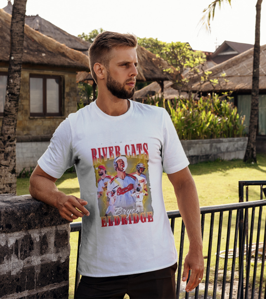 Sacramento River Cats Bryce Eldridge Baseball Team Player Memorabilia T-Shirt