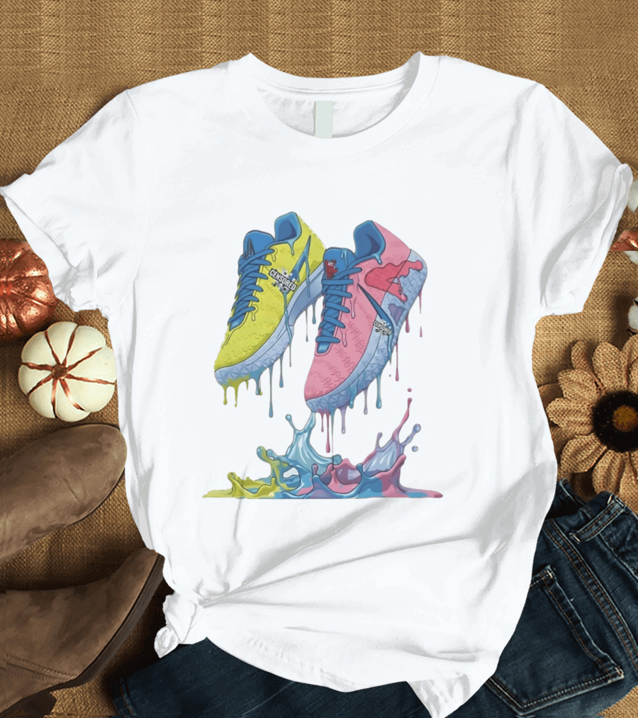 Safety Green Ja 3 Kool Aid Dripping Sneakers Censored T-Shirt
