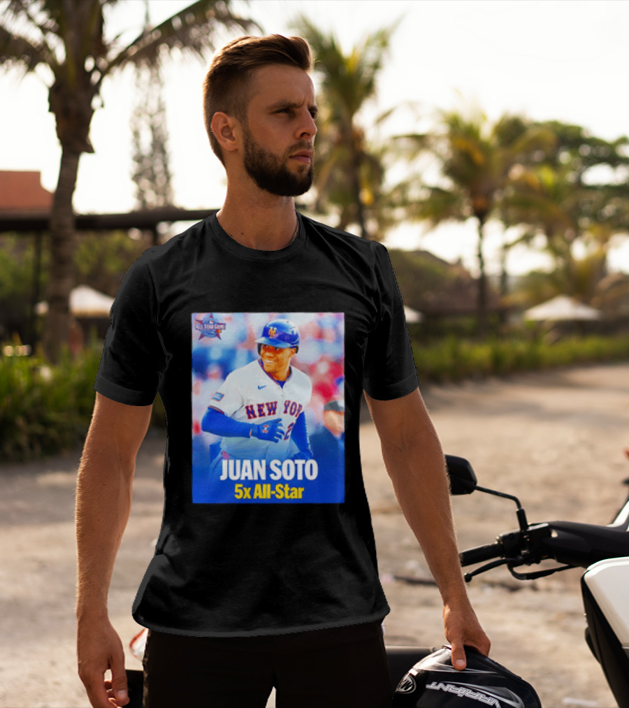 All Star Game 2026 New York Mets Juan Soto 5x All Star T-Shirt