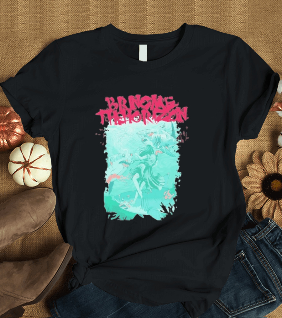 Bring Me The Horizon Shark Attack Artwork 2026 T-Shirt