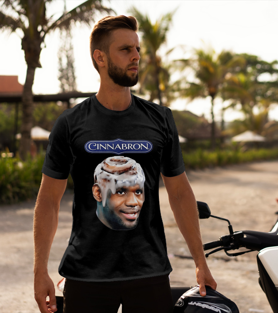 LeBron James Los Angeles Lakers Cinnabron Cinnamon Roll Meme T-Shirt