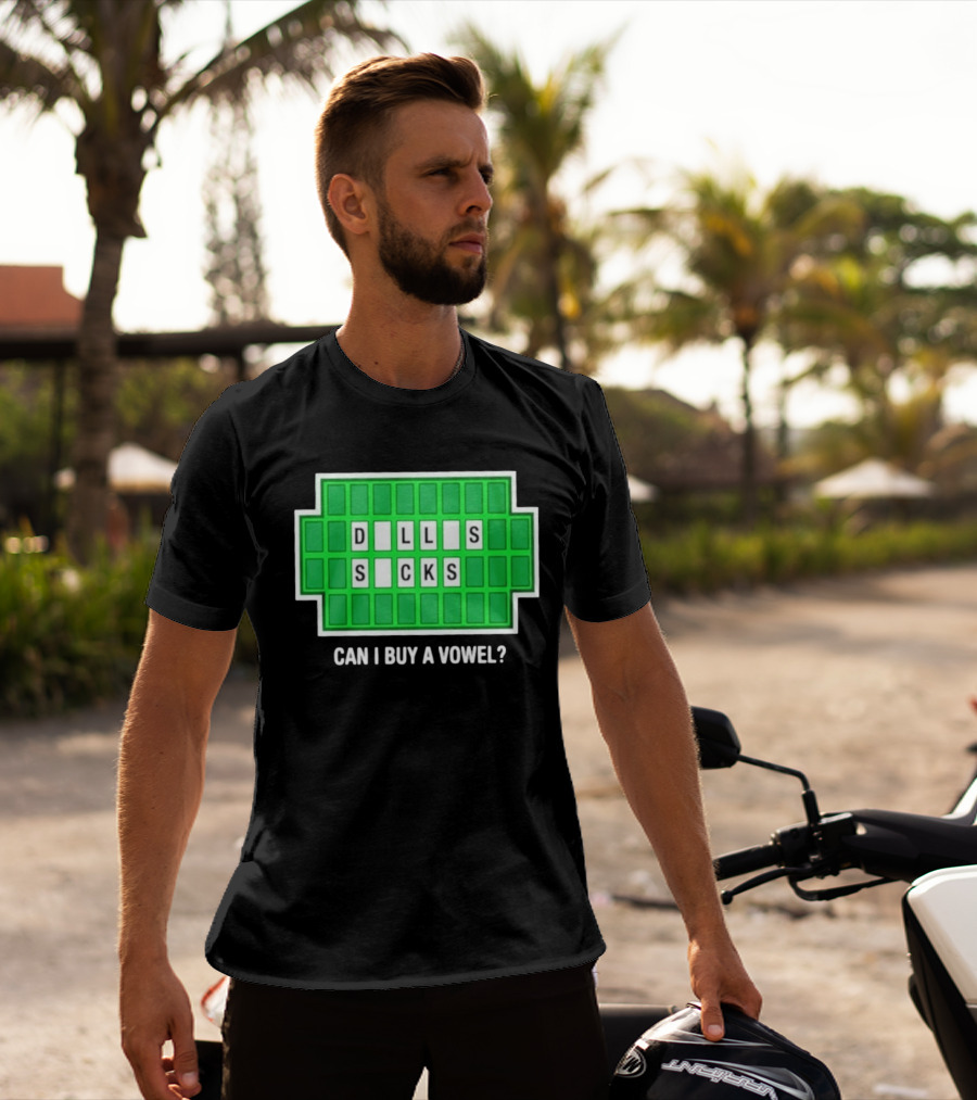 Dalls Scks Can I Buy A Vowel Game Show T-Shirt
