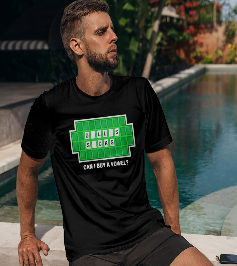 Dalls Scks Can I Buy A Vowel Game Show T-Shirt