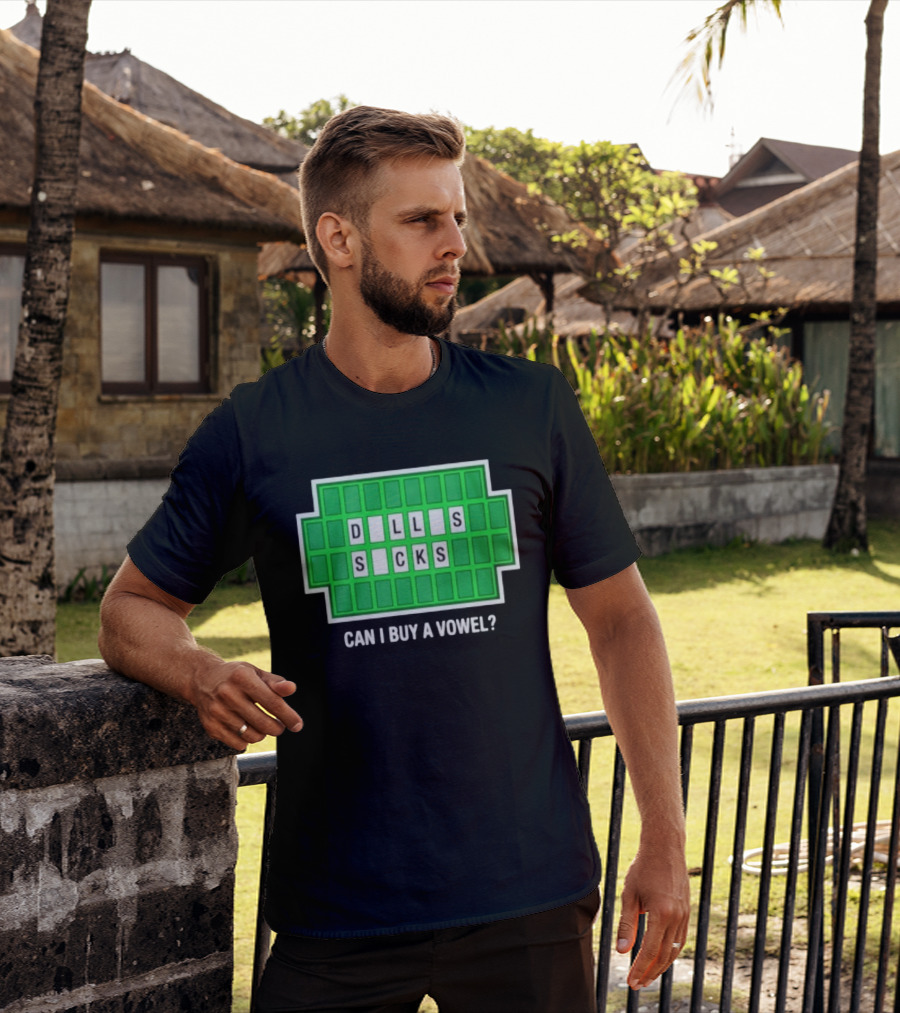 Dalls Scks Can I Buy A Vowel Game Show T-Shirt