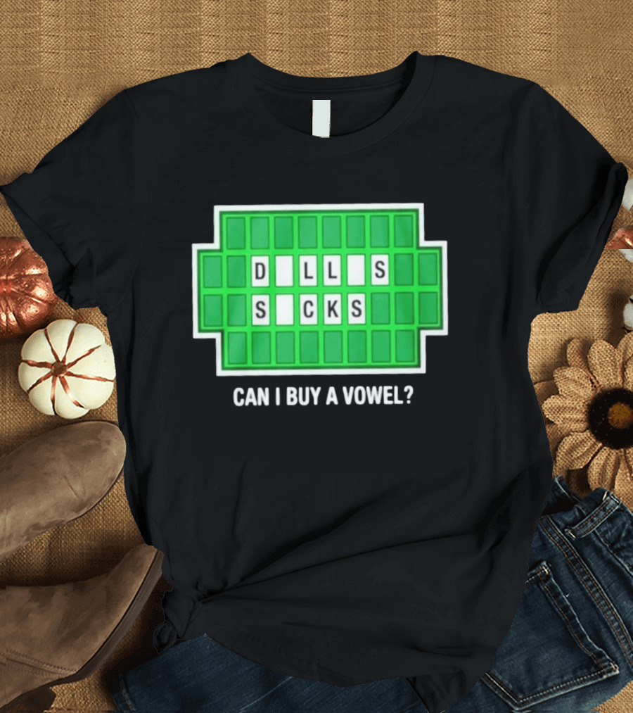 Dalls Scks Can I Buy A Vowel Game Show T-Shirt