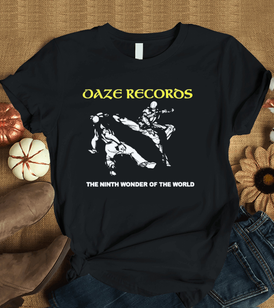 Daze Records Ninth Wonder Of The World Martial Arts Action T-Shirt