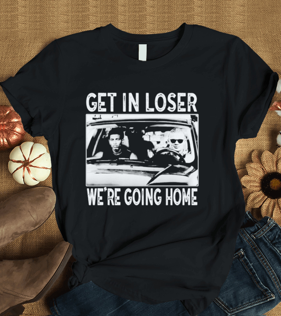 Erling Haaland Jude Bellingham Get In Loser We're Going Home Car Scene Image T-Shirt