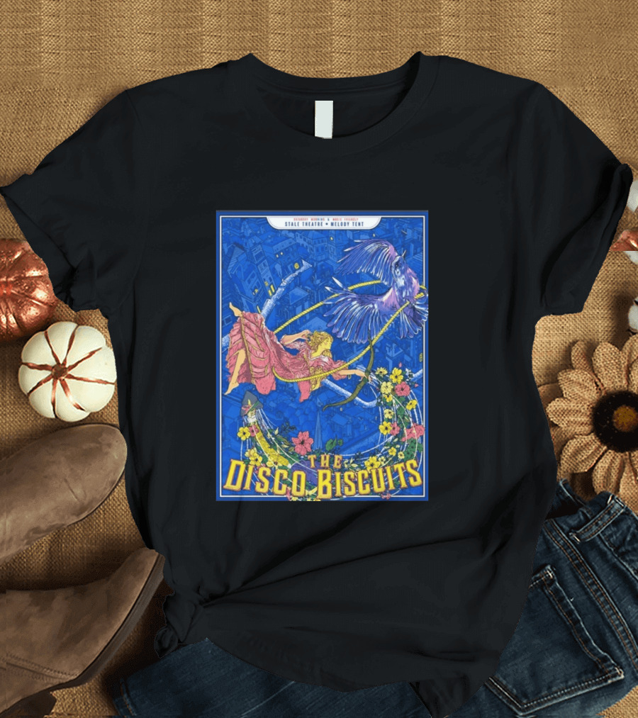 The Disco Biscuits July 11 2026 Jeezum Crow Music Festival Vermont Tour Stale Theatre Melody Tent T-Shirt