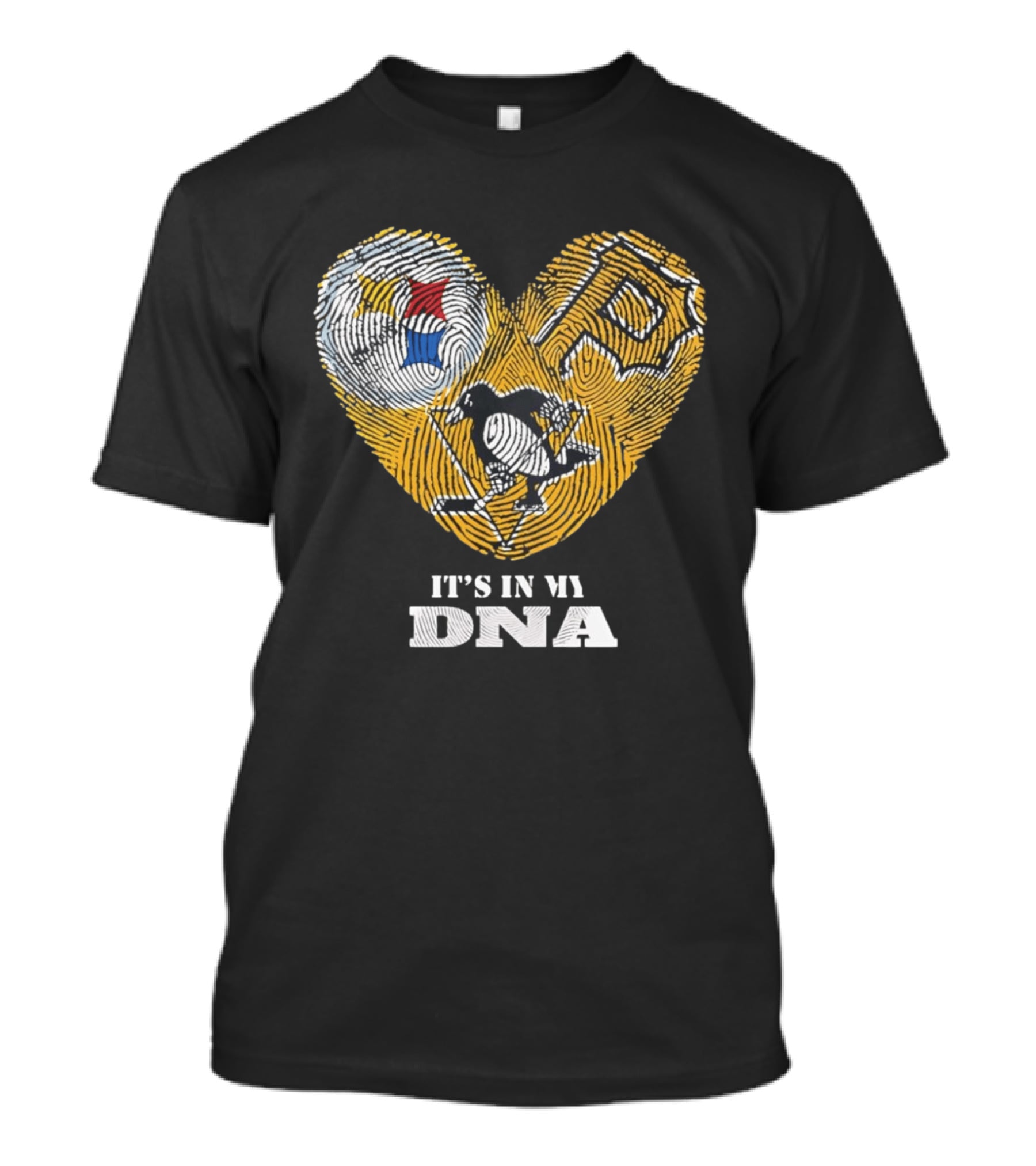 Pittsburgh Steelers Pirates Penguins It's In My DNA T-Shirt