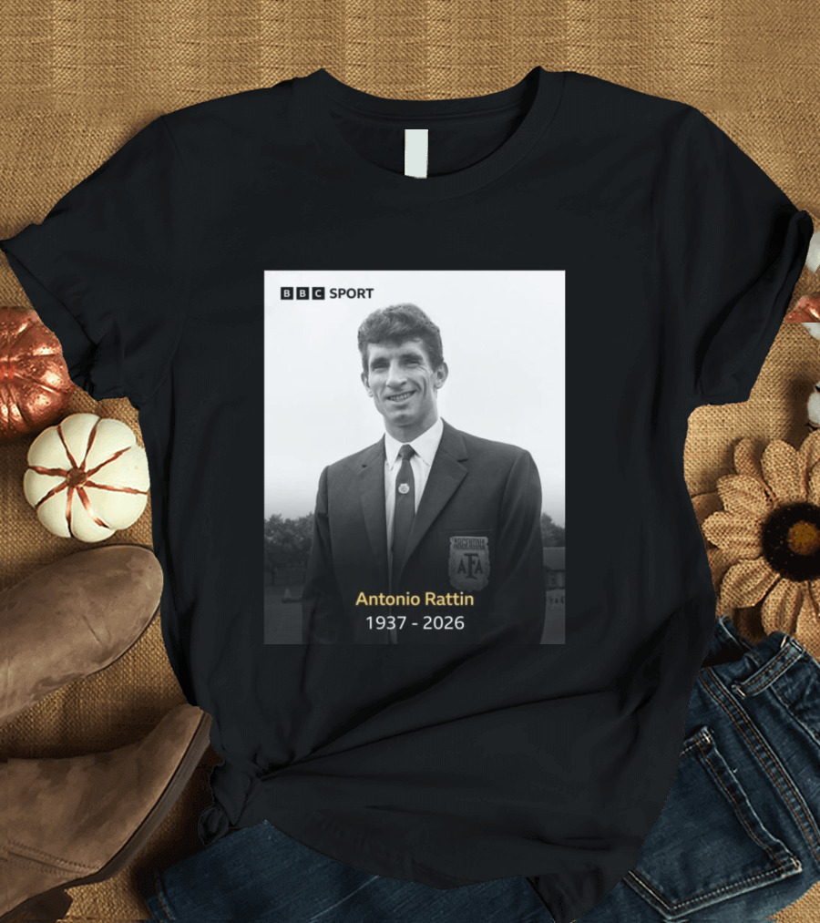 BBC Sport Antonio Rattín 1937 2026 Argentina AFA T-Shirt