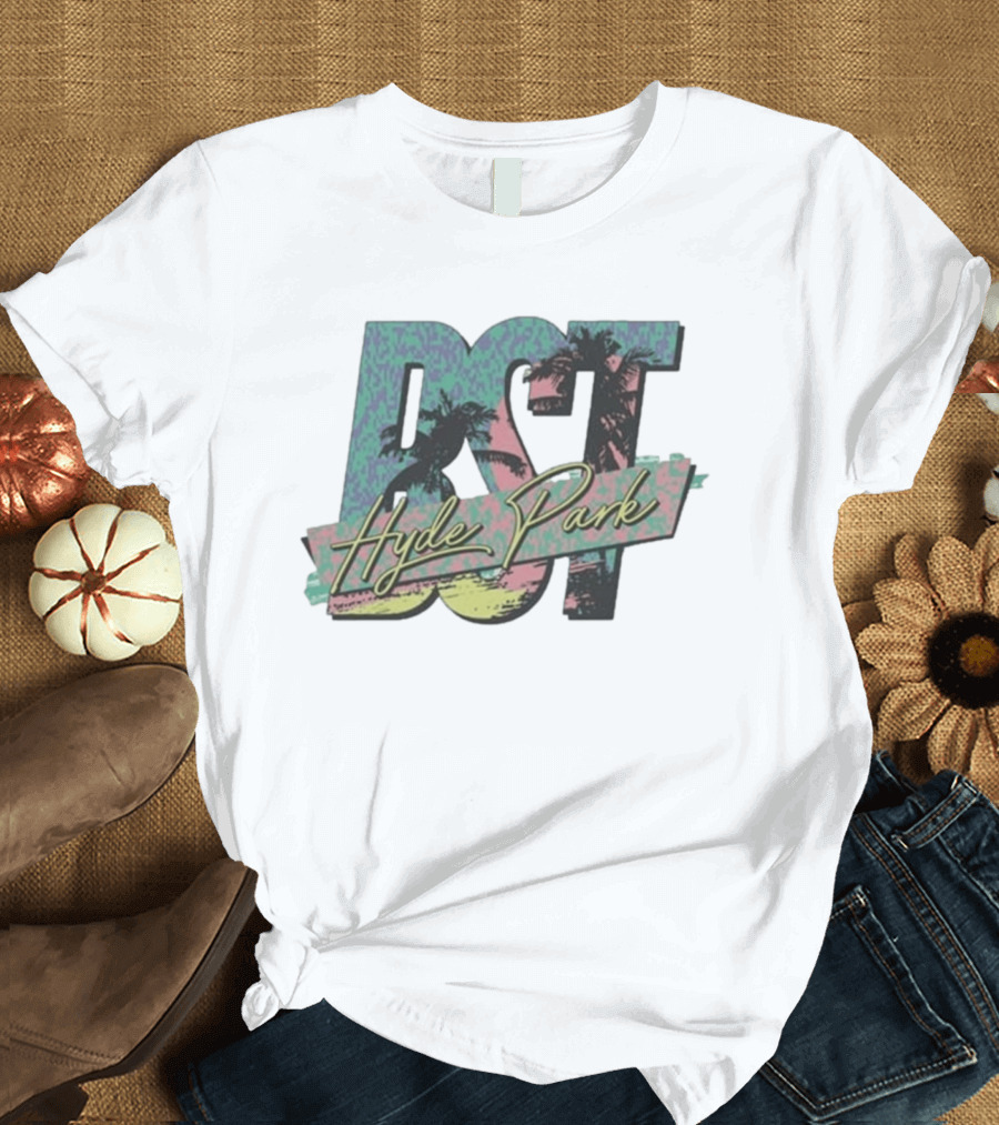 BST Hyde Park 10th July 2026 Pitbull Event Tropical Palms T-Shirt