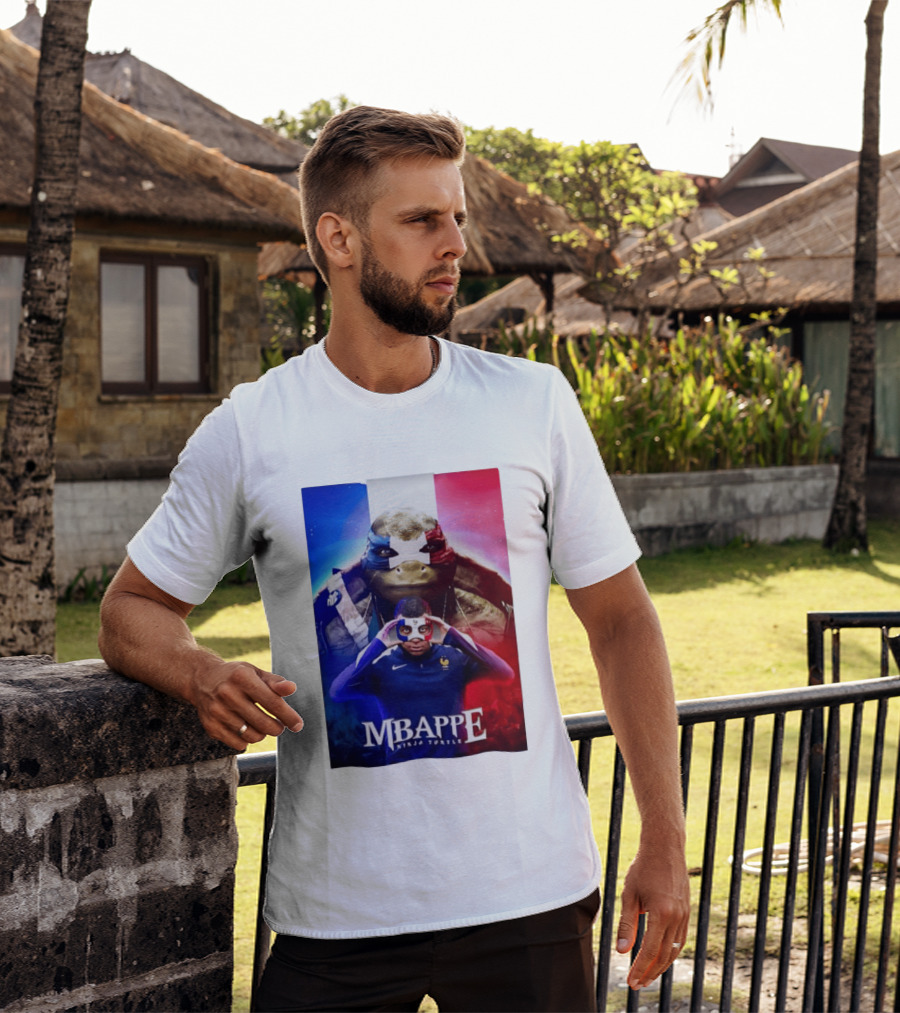 Mbappe France National Football Ninja Turtle T-Shirt