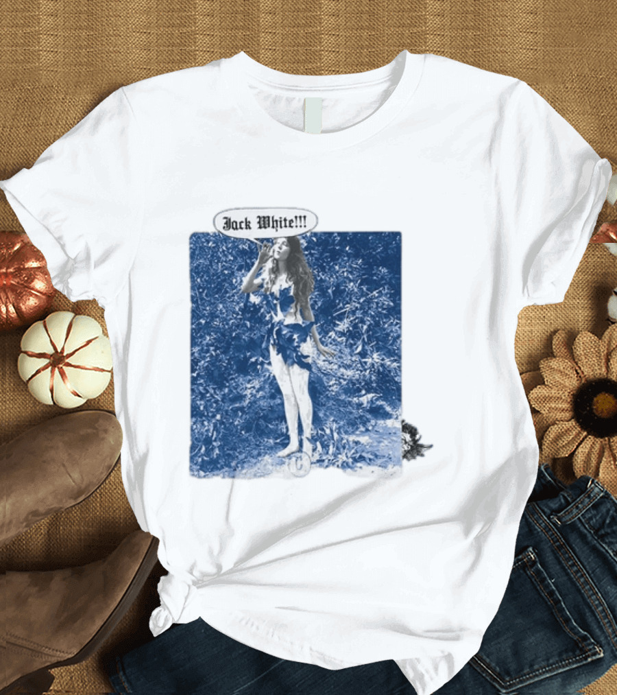 Jack White No Name Tour 2026 Eden Blue Tone Forest Scene T-Shirt