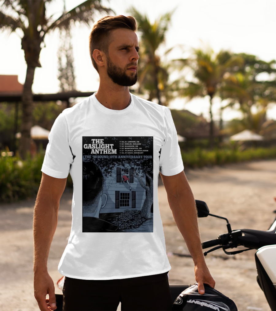 The Gaslight Anthem The '59 Sound 10th Anniversary Tour London Dublin Glasgow Manchester Tilburg Koln T-Shirt