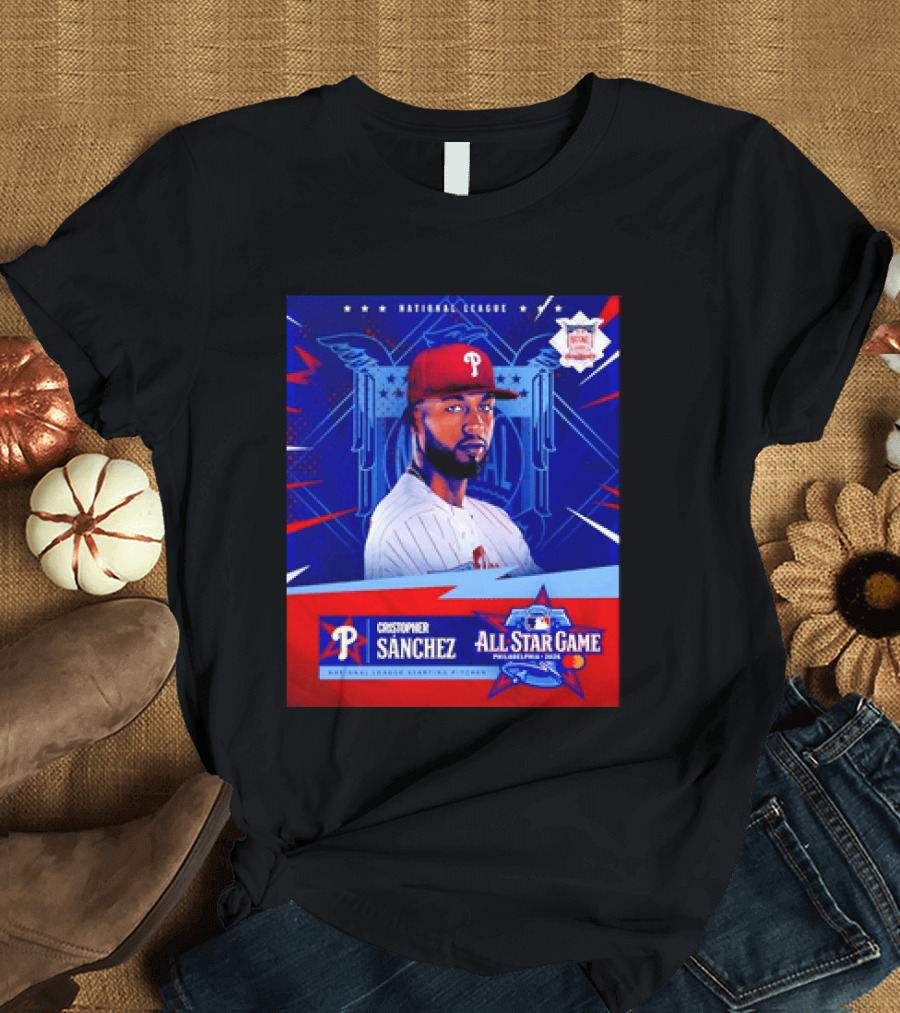 Cristopher Sánchez Philadelphia National League All Star Game 2026 T-Shirt