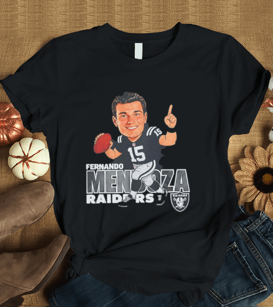 Fernando Mendoza Raiders 15 Football Player Raiders T-Shirt