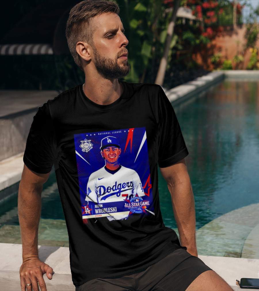 Justin Wrobleski Los Angeles Dodgers 2026 All Star Game National League T-Shirt