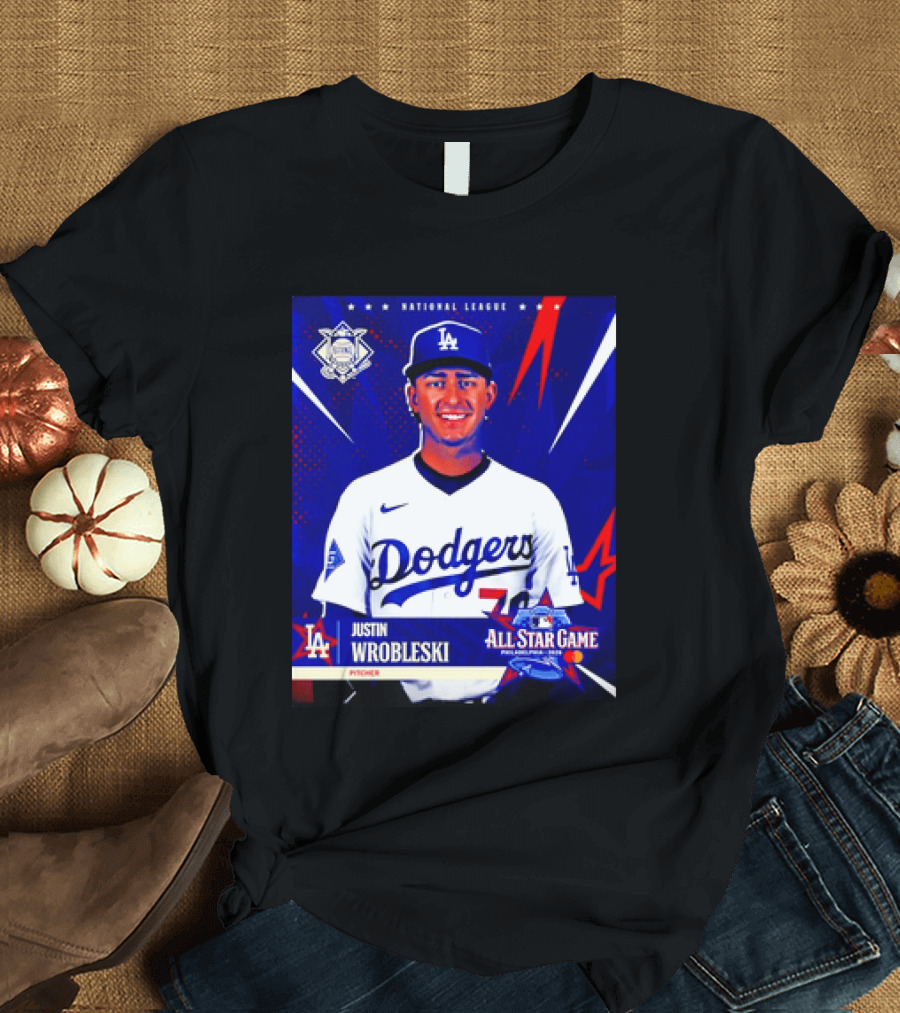 Justin Wrobleski Los Angeles Dodgers 2026 All Star Game National League T-Shirt