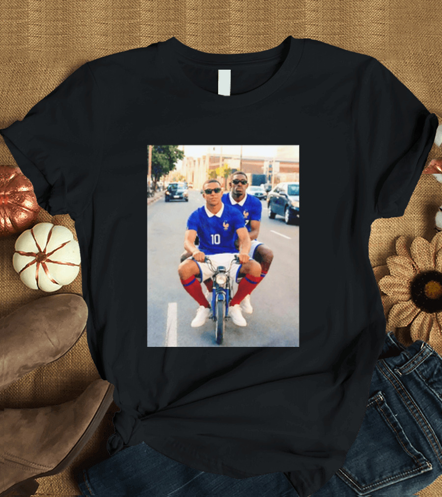 Kylian Mbappé Ousmane Dembélé France Team Jersey T-Shirt