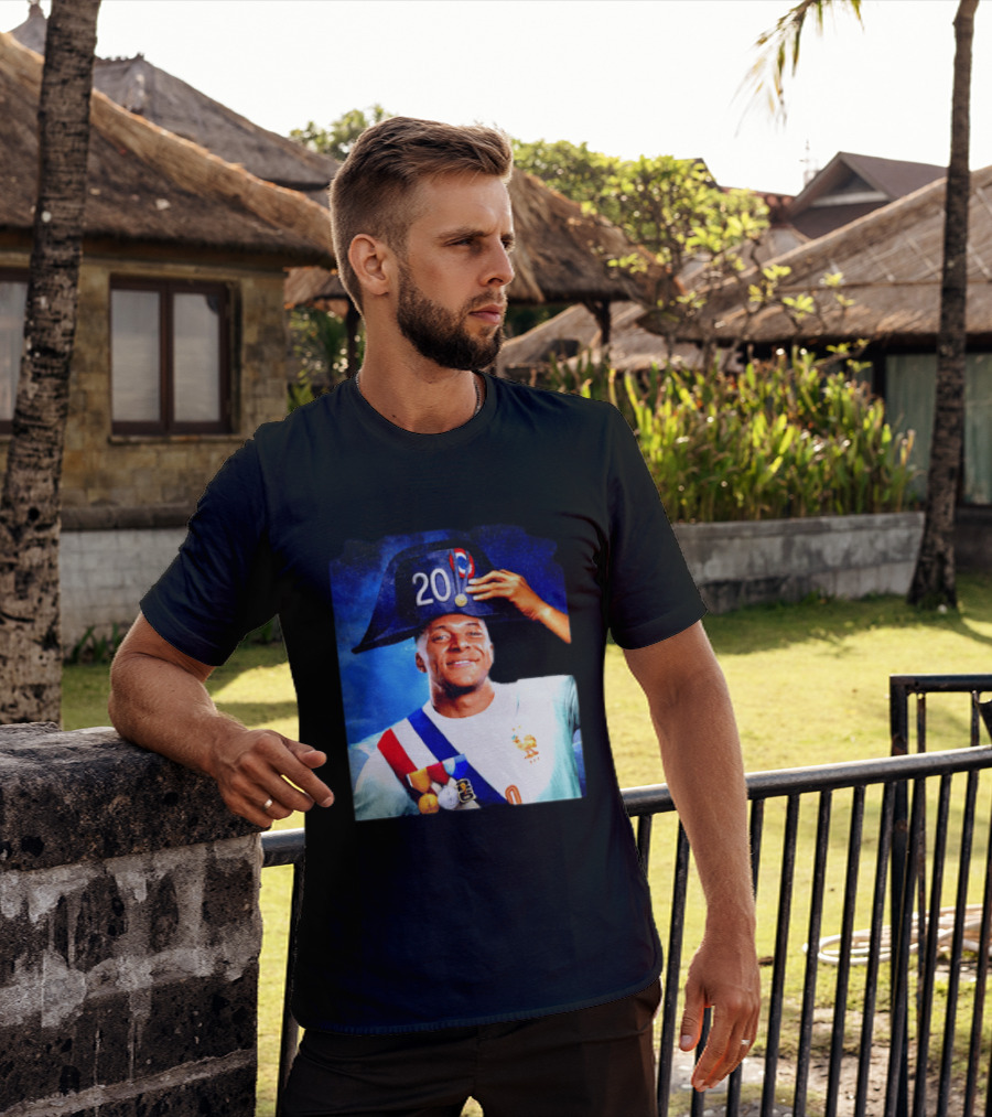 Kylian Mbappé France National Team 2026 Captain No 20 Napoleon Hat T-Shirt