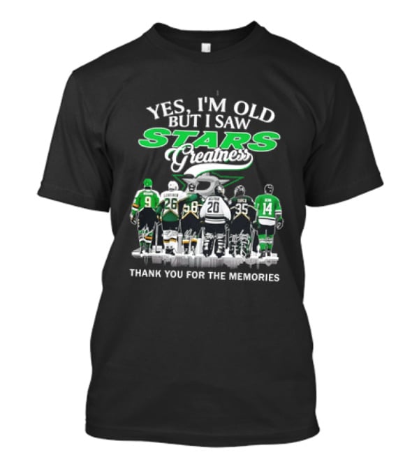 Yes I'm Old But I Saw Stars Greatness Thank You For The Memories T-Shirt