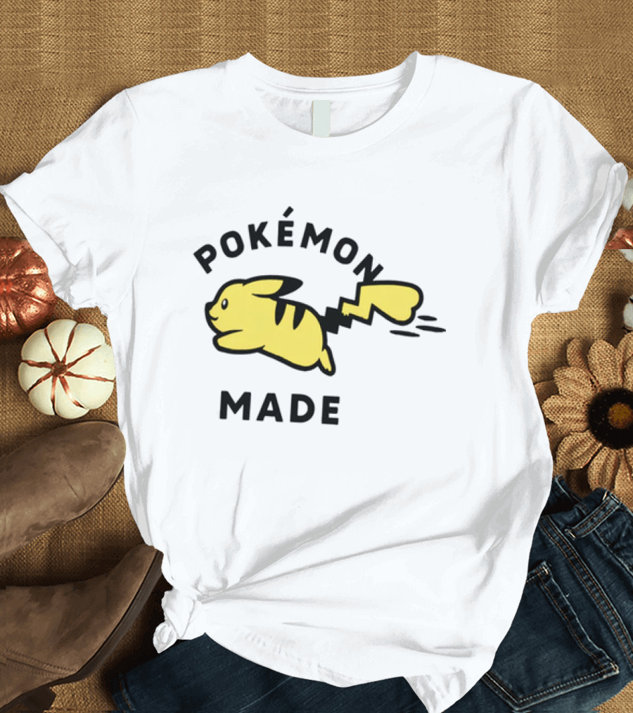 BTS Namjoon Pokémon Made Pikachu Running T-Shirt