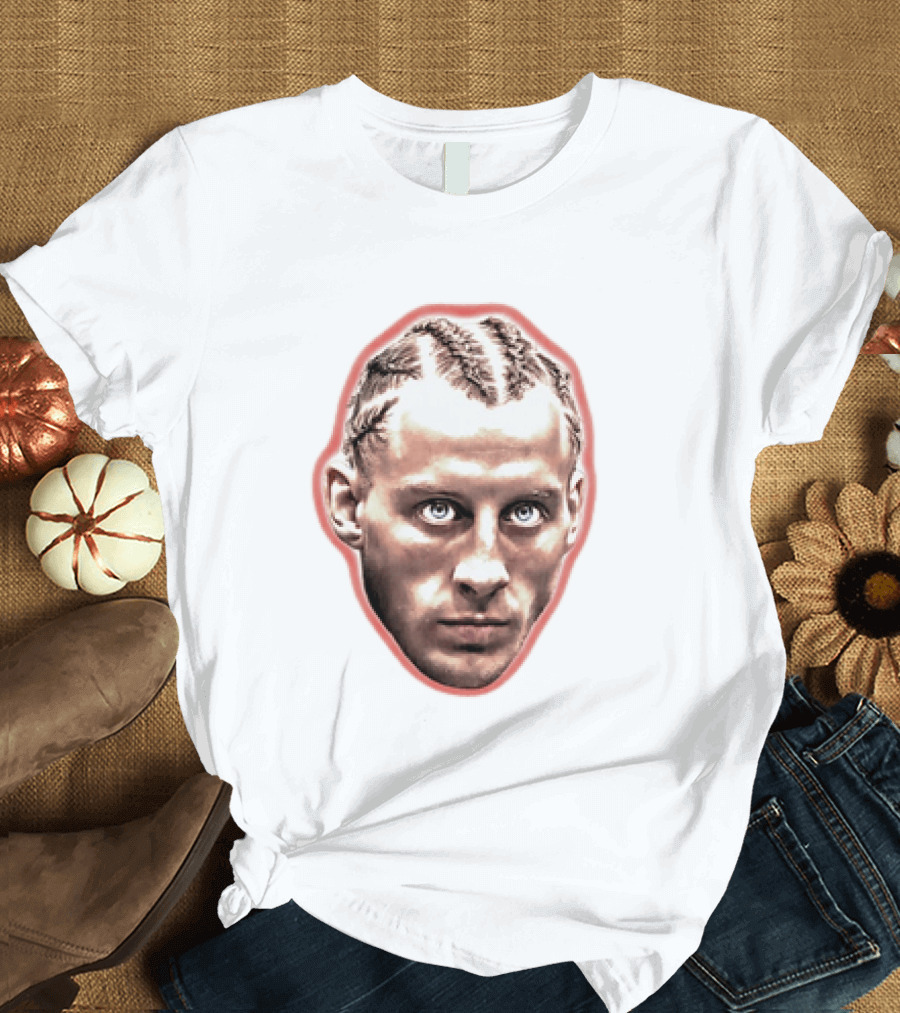 Paddy The Baddy Pimblett UFC MMA Fighter Portrait Braided Hairstyle T-Shirt