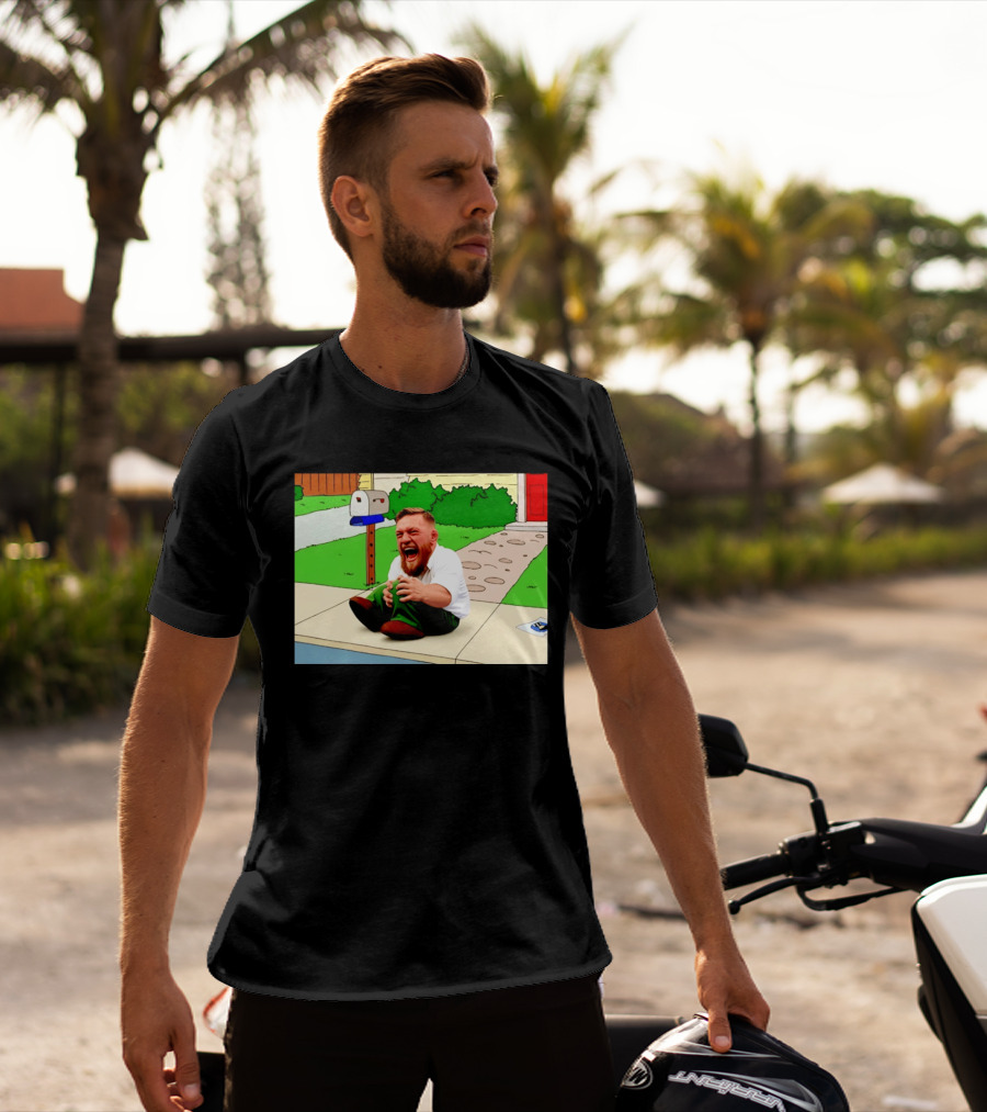 Family Guy Conor McGregor Laughing Curb Scene T-Shirt