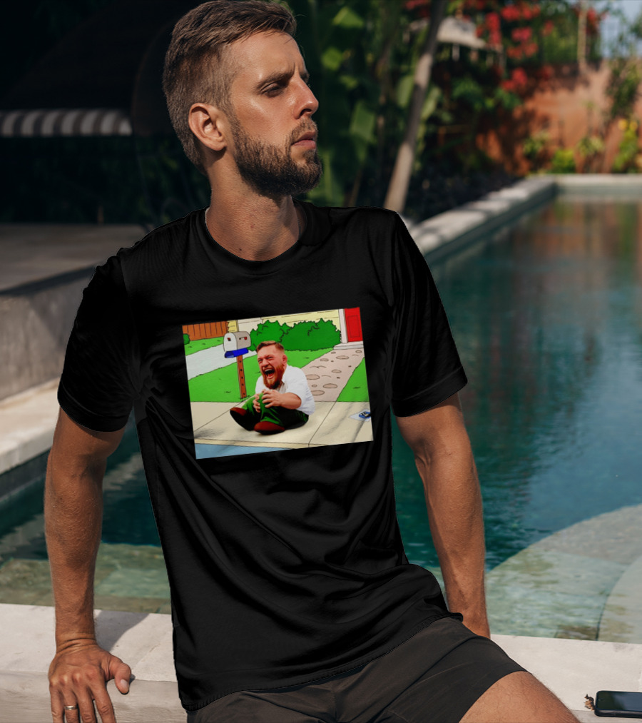 Family Guy Conor McGregor Laughing Curb Scene T-Shirt