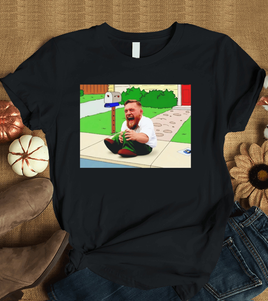 Family Guy Conor McGregor Laughing Curb Scene T-Shirt
