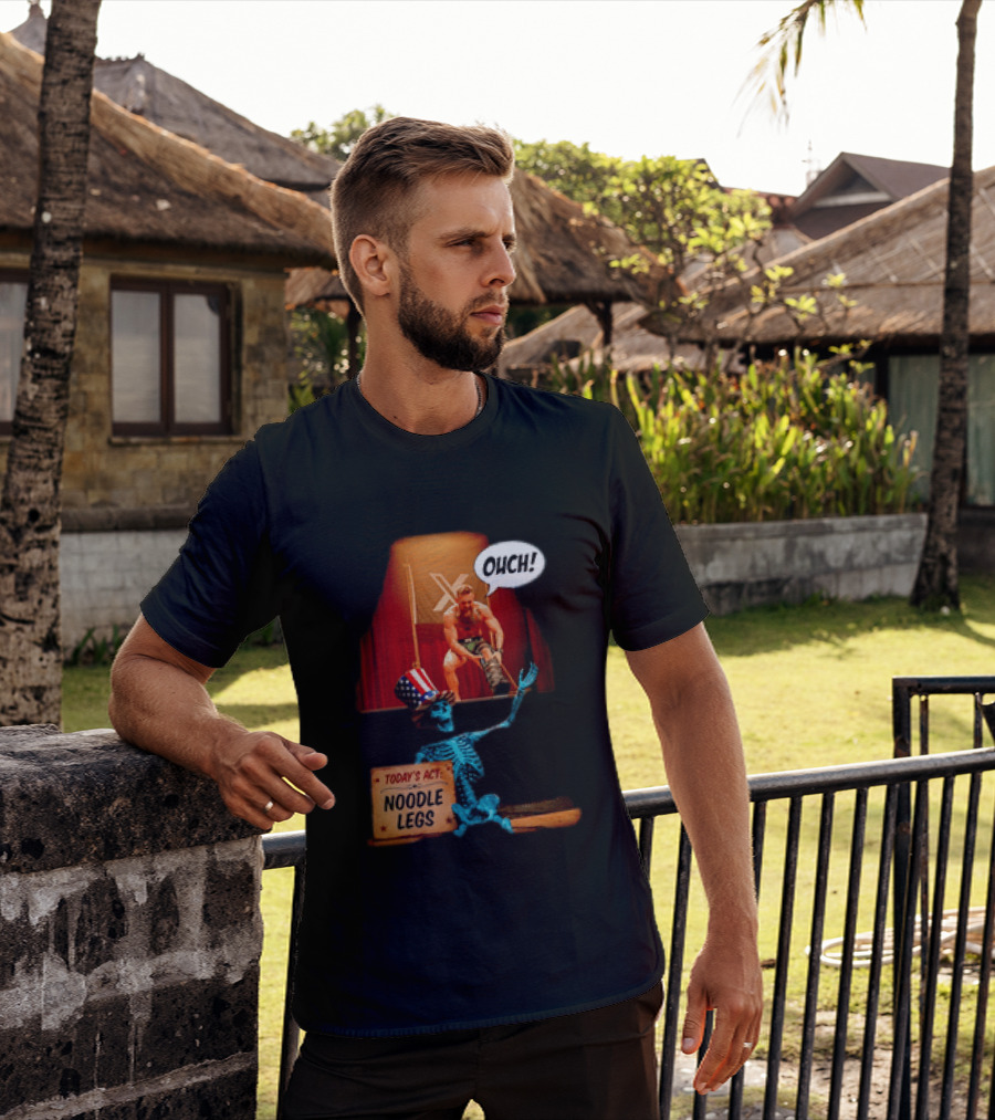 Conor McGregor One Minute Man Ouch Today's Act Noodle Legs Skeleton Comedy T-Shirt