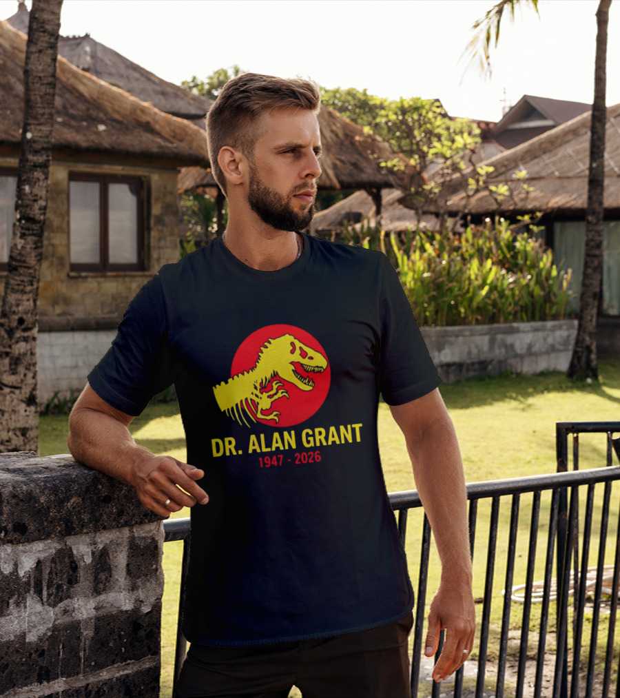 Dr. Alan Grant 1947 2026 Memorial Rex T-Shirt