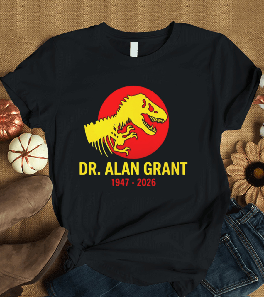 Dr. Alan Grant 1947 2026 Memorial Rex T-Shirt