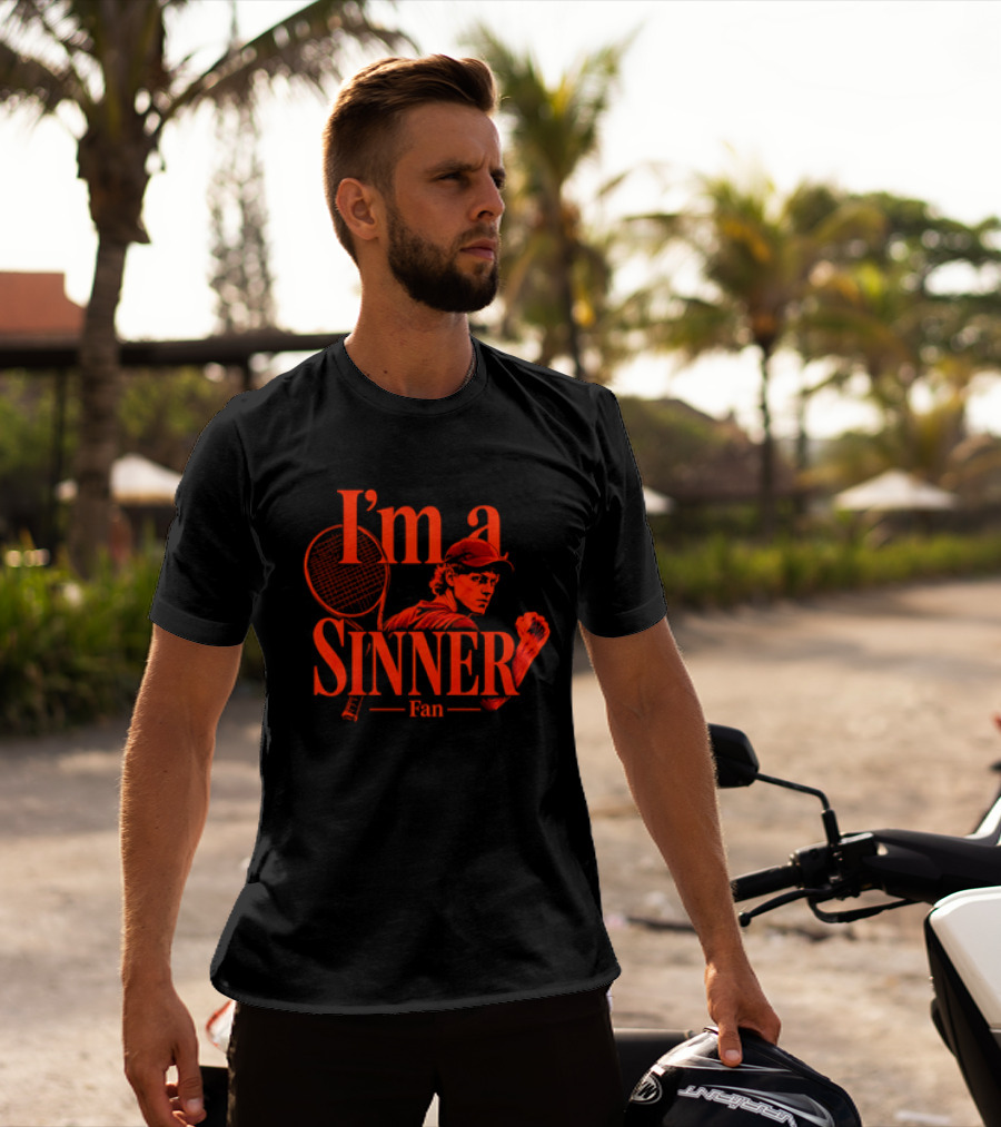 I'm A Sinner Jannik Sinner Fan Tennis Player T-Shirt