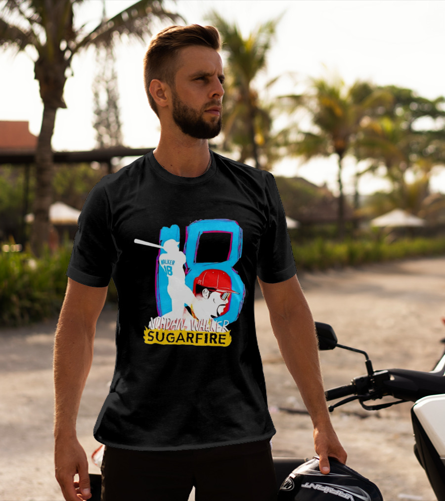 Jordan Walker Sugarfire St. Louis Cardinals Home Run Derby Champ 18 Baseball T-Shirt
