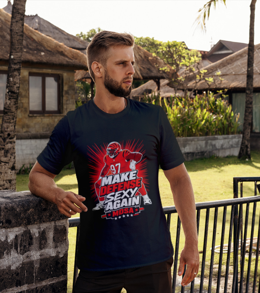 Kamron Neal Cincinnati Bearcats Make Defense Sexy Again MDSA Football 97 T-Shirt
