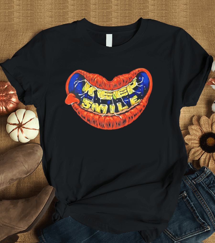 Keep Smile Red Lips Bright Teeth T-Shirt