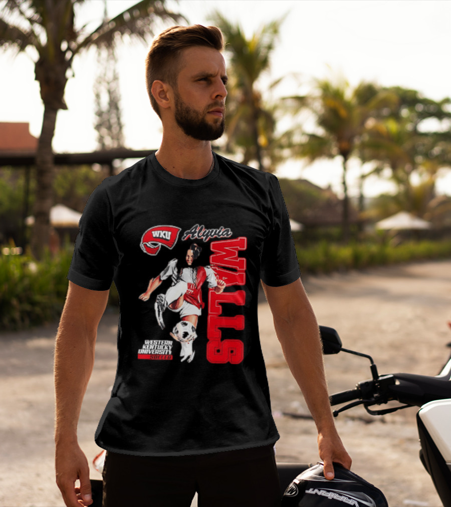 Western Kentucky University Soccer Alyvia Walls WKU T-Shirt