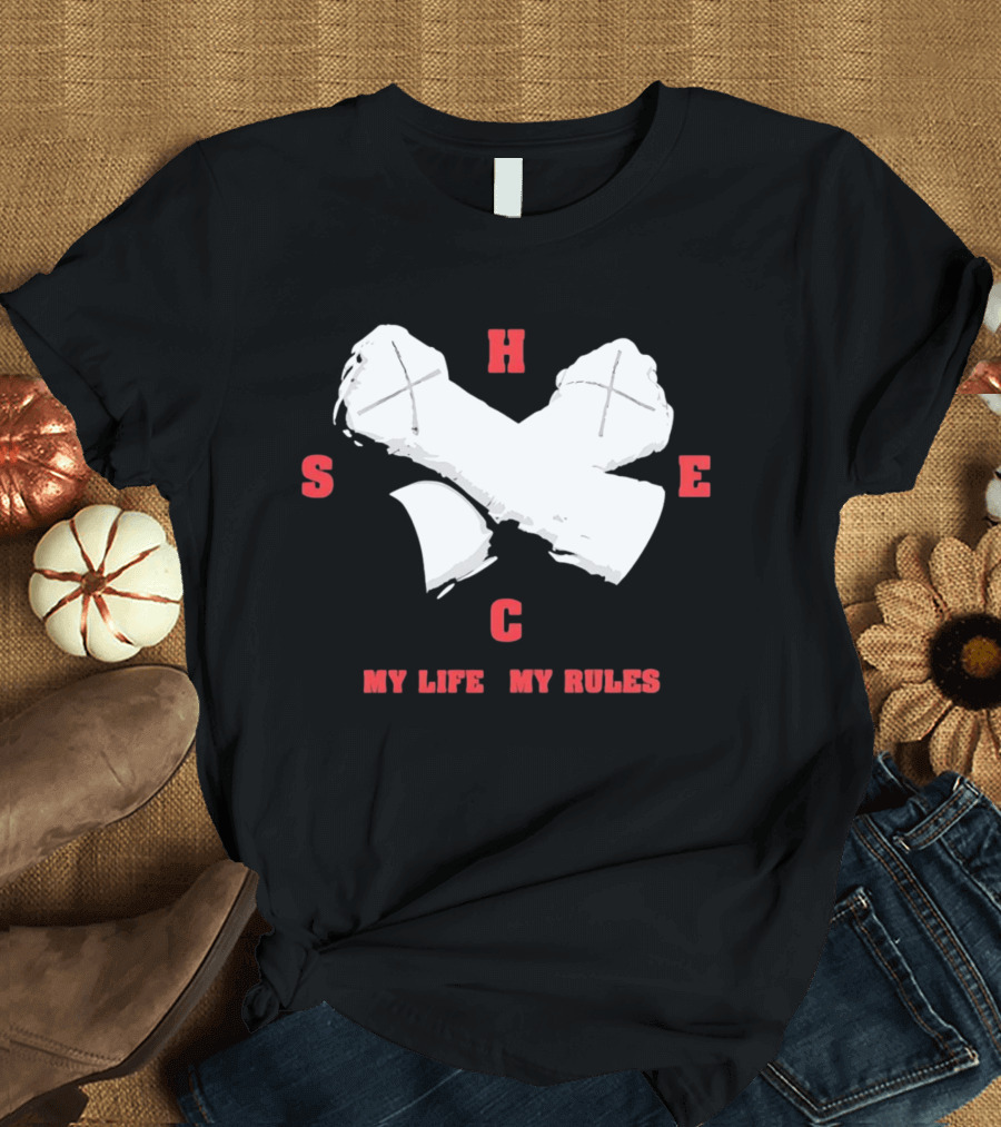 HSEC Crossed Axes My Life My Rules T-Shirt