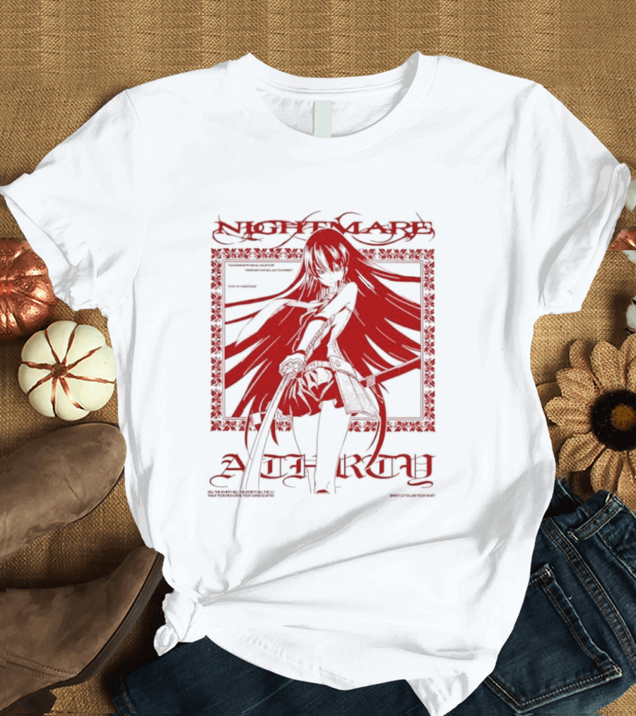 Akame Akame Ga Kill Nightmare Anime Character Grand Entry Red T-Shirt
