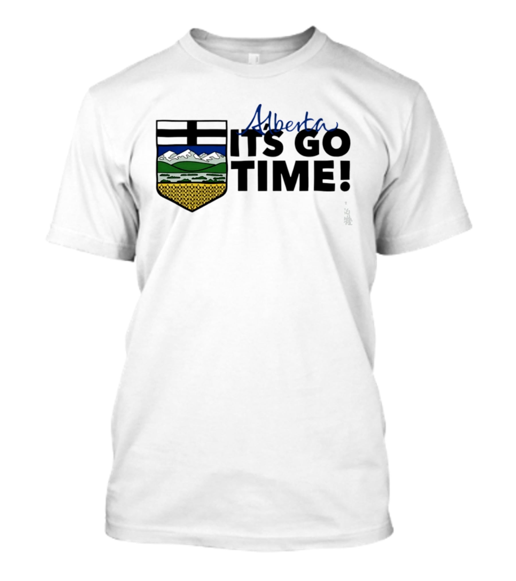 Alberta It's Go Time Coat Of Arms Provincial Pride T-Shirt